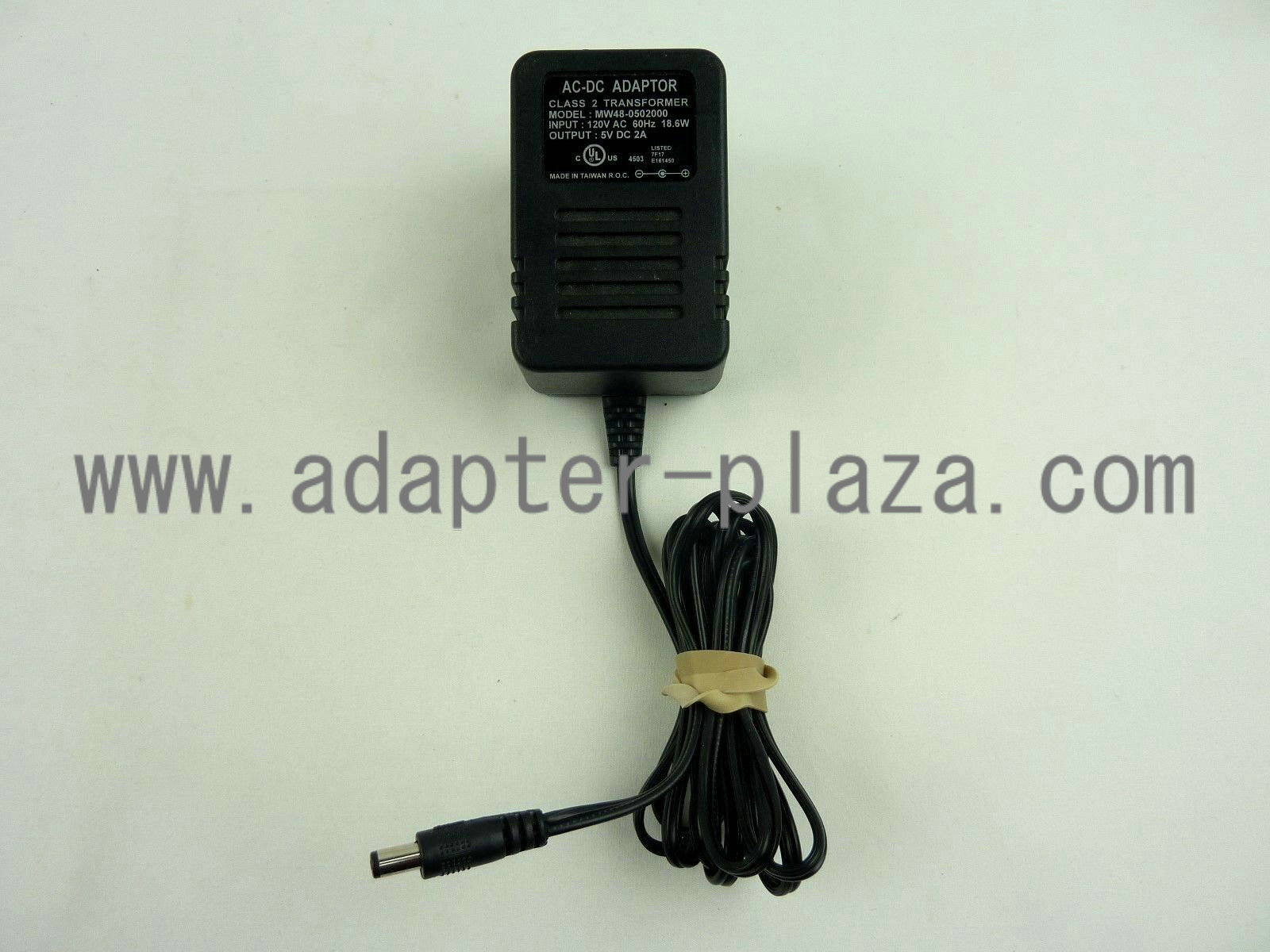 New MW48-0502000 5V DC 2A AC/DC Class 2 Transformer Power Supply Adapter